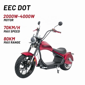 Scooter Eléctrico con Neumáticos Gruesos, 3000w, 45Km/h, Sin Plegado, Tipo Motocicleta, con Certificación EEC COC, Disponible en Almacenes de la UE y EE. UU. - Product Image 4