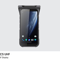 Lector RFID UHF Todo en Uno C5, Android 13, IP65, Escáner de Código de Barras Portátil, Teléfono Inteligente Resistente, 4+64GB, Pantalla de 6 Pulgadas, WiFi/4G