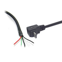 2,0 USB Micro para abrir Cable para PCB