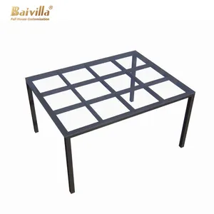 Baivilla Hot Selling Quality Unique Design Popular Garden Lowes Design Aluminum Frame Glass House