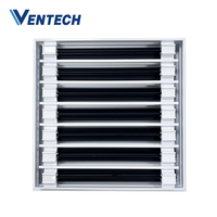 Diffuseur linéaire réglable à 7 fentes en aluminium pour conduits d'air conditionné Ventech HVAC