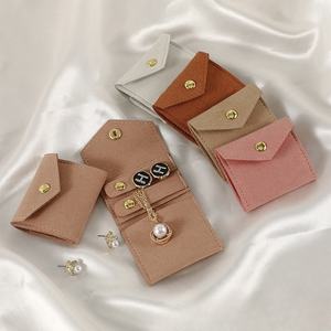 Logo personalizzato di lusso in microfibra Mini rotolo da viaggio organizzatore di gioielli confezione regalo gioielli sacchetto - Product Image 2