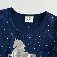 Ropa de princesa de ensueño para niñas, vestido de verano de manga corta de unicornio, 2021k, venta al por mayor