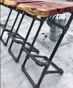 Metal Pipe Legs for Furniture for Metal Pipe and Wood Bookcase Industrial <strong>Shelving</strong> with Pipes - Product Image 3