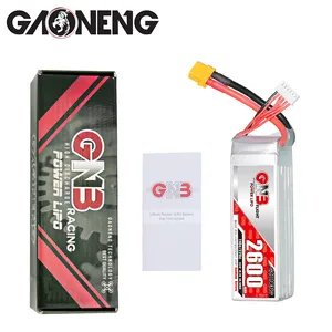 بطارية GAONENG GNB, بطارية GAONENG GNB 2600MAH 5s 18.5V 110C XT60 RC بطارية ليبو بوليمر ليثيوم بوليمر RC جهاز استشعار الهواء بدون طيار الجناح الهوائي