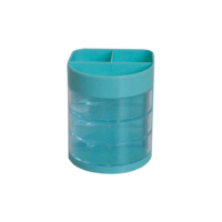 Accessoires de bureau personnalisés, organisateur de porte-stylo en plastique, porte-crayon pour bureau à domicile