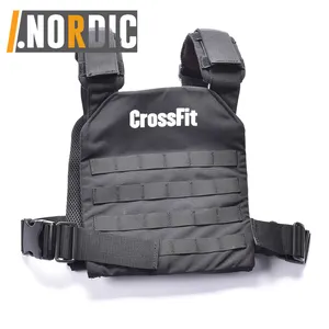 Verstelbare Gewogen Vest Zwart Workout Vest Voor Mannen En Vrouwen Ontworpen Voor Uithoudingsvermogen Sterkte Training Vest
