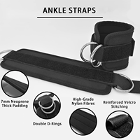 Sangles de cheville réglables de haute qualité pour la musculation, sangles de cheville pour appareils à câbles, sangles de cheville de fitness pour machines à câbles