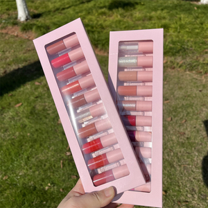 Lipstik lipgloss mini, kit bibir <span class=keywords><strong>matte</strong></span> tahan lama tanpa logo tahan air - Product Image 4