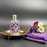 Bouteilles en verre de parfum de luxe vides avec logo personnalisé 50ml/75ml avec boîte sérigraphiée de pulvérisateur à sertir