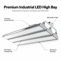 Projecteurs linéaires anti-éblouissement 100W 200W 300W à faible indice UGR LED pour entrepreneurs électriques, usines, ateliers, entrepôts, parkings