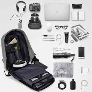 Laptop <b>Backpack</b> 15.6 Inch <b>Waterproof</b> Anti-theft With Usb Charging For Business Travel - Product Image 1