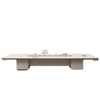 Grande table de formation pour bureau ou salle de conférence Combinaison de chaises longues moderne et simple Grande table