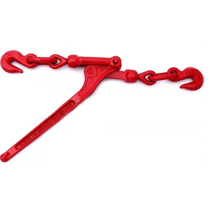 Attache-câbles de qualité supérieure, rouge, imprimé, de type levier, de 1/4 à 5/16 pouces, avec crochet - Product Image 2