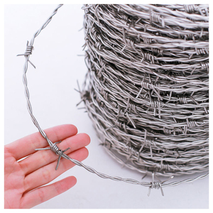 ลวดหนามสแตนเลสแบบม้วน ขนาด 100 เมตร 500 เมตร สำหรับรั้วฟาร์ม น้ำหนัก 50 กิโลกรัม ราคาต่อม้วน ลวดหนามชุบสังกะสี - Product Image 5