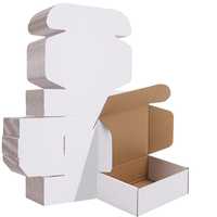 Fabricant OEM Boîte Postale en Carton Couleur Imprimée Sur Mesure Emballage en Papier Boîte d'Expédition Ondulée avec Logo Personnalisé