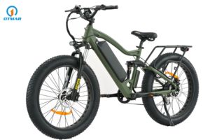 <span class=keywords><strong>OTM</strong></span> CE 26 pollici a trazione posteriore E bici a sospensione completa elettrico Fat Bike fuoristrada 1000W elettrica produttore OEM bicicletta elettrica - Product Image 2
