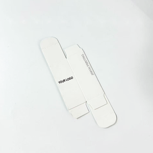 Custom Recycled Packaging Coating Glossy Lamination Cosmetic Paper Box 2ml 3ml 10ml Vial Glass Boxes with <strong>Plastic</strong> <strong>Tray</strong> - Product Image 1