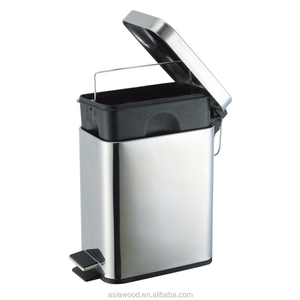 Rose <strong>Gold</strong> square Step <strong>Bins</strong> Bathroom Pedal <strong>Bin</strong> Waste <strong>Bin</strong> - Product Image 3