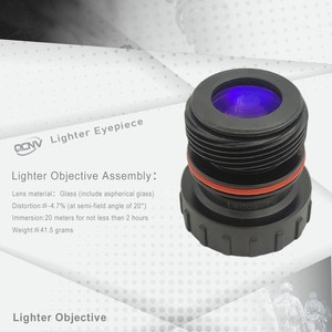 PVS14 Objektif <span class=keywords><strong>Lens</strong></span> Mercek Su Geçirmez 20m Gözlük Gece Görüş Cihazı Lensi Yüksek Performanslı Objektif Montajı - Product Image 2