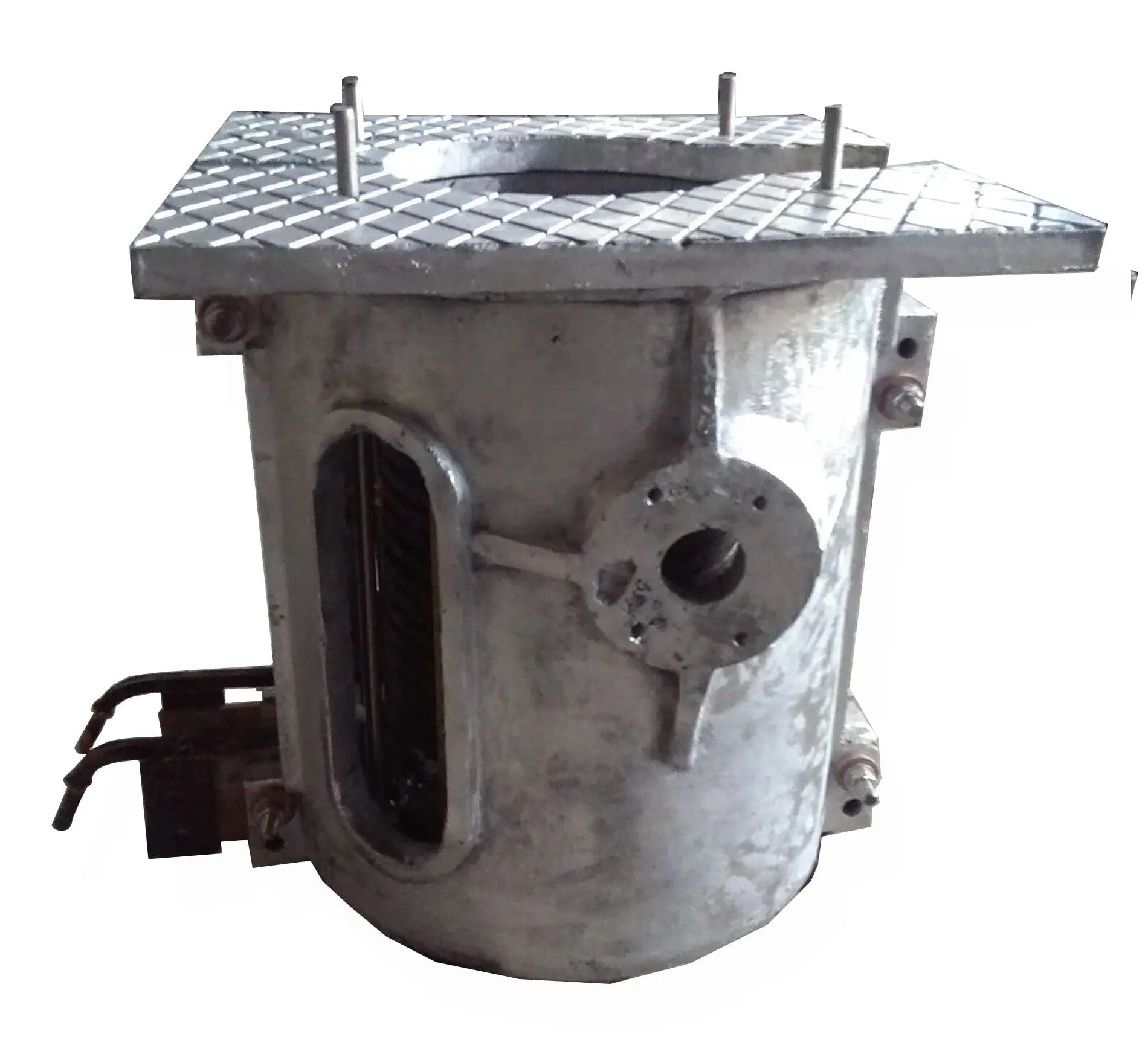 100 kg chatarra de acero horno de fusión eléctrico para acero, fundición de hierro