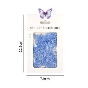 Paso Sico Venta al por mayor Colorful Flower Nail Charms Bola <span class=keywords><strong>de</strong></span> acero con 3D Resign Flower Mixed Nail Decoraciones Set <span class=keywords><strong>2022</strong></span> Summer Nail Art - Product Image 5