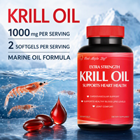 Huile de Krill Antarctique Extra Forte en Gélules Molles, Soutien Cardiovasculaire et Articulaire