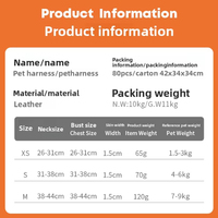 Harnais et laisses originaux pour chats et chiens, accessoires lavables et imperméables pour petits chiens, vente en gros transfrontalière