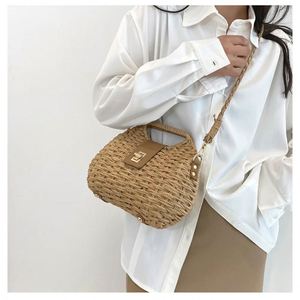 Bolsos <span class=keywords><strong>Wayuu</strong></span> de Colombia, Kit de Bolsos de Perlas Hechos a Mano, Bolsa Tejida Amarilla, Bolsa de Ratan con Dos Flecos, Bolso Cambodguano - Product Image 3