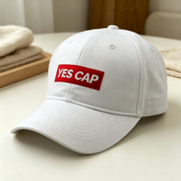 Casquette de baseball unisexe brodée sur mesure, logo personnalisé, en tissu, réglable, style « Dad Hat » pour le sport décontracté et le streetwear