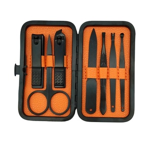 MS-452-A ensemble de <span class=keywords><strong>manucure</strong></span> Dark Knight soins personnels-Kit de coupe-ongles <span class=keywords><strong>manucure</strong></span> de luxe 7 en 1 ensemble de pédicure professionnel kit de toilettage - Product Image 3