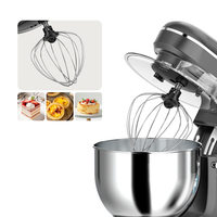 Batteur Sur Socle Domestique OEM 4,5/5L Mélangeur Planétaire Électrique Pour Gâteaux, Pains et Pâtes
