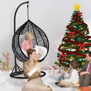 Revolve Egg Swing <strong>Chair</strong> Furniture Rattan Wicker Comfortable <strong>Chair</strong> in Outdoor - Product Image 3