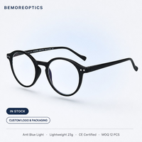 Lunettes de lecture anti-lumière bleue rétro vintage Bemore, anti-reflets, presbytie, dioptrie de 0 à 4,0 pour femmes et hommes