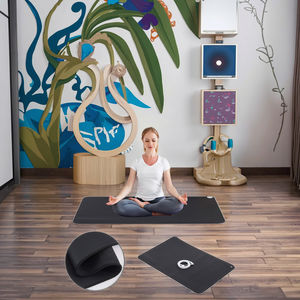 Groothandel Hoge Kwaliteit Natuur Rubber 5Mm Op Maat Bedrukt Logo Draagbare Anti-Statische Aarding Yoga Matten Draagband Waterdicht - Product Image 1