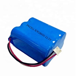 PKCELL ICR18650 baterai Li-ion 11.1V 3 s2p 18650 Pak baterai Bank daya tinggi 11.1v untuk Speaker elektrik - Product Image 1