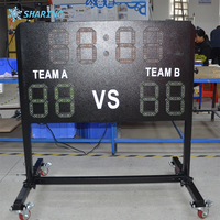 Tableau de score LED pour baseball et softball, affichage numérique LED extérieur pour les points Strike, Ball et Out