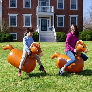Cheval de saut gonflable en PVC pour enfants, <span class=keywords><strong>jeu</strong></span> de petit poney gonflable personnalisé - Product Image 3