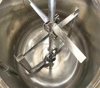 Réacteur chimique à agitation continue chauffé par enveloppe de 1000 L, cuve en acier inoxydable, production par lots, réacteur CSTR