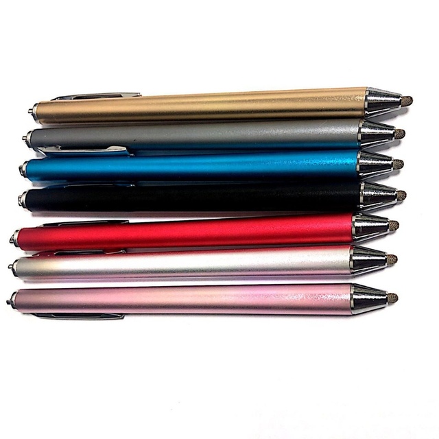 Universal Mesh Fiber Metal Touch Pen Capacitive Screen Stylus for iPhone iPad Samsung Smart Phone Tablet PC