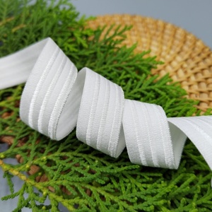 Customizable Logo Color Bands Promotional Buckle Type <b>Elastic</b> Spandex/Nylon <b>Belt</b> Webbing Made-to-Order Personalized Logo Garment - Product Image 1