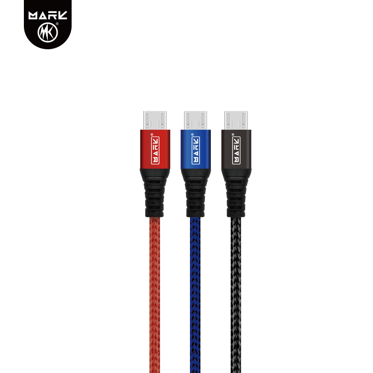 MARK DT-03 Factory Directly Sell 1.2m High-speed Durable Nylon Braided Usb Data Cable for mobile phone
