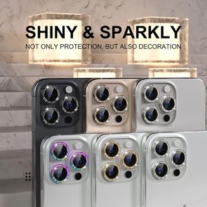 Điện thoại di động đầy màu sắc ống kính mắt Đại Bàng phim cho <span class=keywords><strong>iPhone</strong></span> 17 17pro 16 16pro Max kim loại long lanh Máy ảnh ống kính cho 15 15Pro 14 13 - Product Image 5