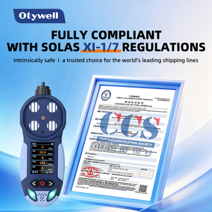 เครื่องตรวจจับก๊าซแบบพกพา Otywell OT135S 5 in 1 พร้อมปั๊ม ตรวจจับก๊าซ CO H2S O2 LEL CO2 สำหรับเรือและนอกชายฝั่ง - Product Image 2