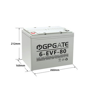 Batería de Plomo-Ácido de Alta Calidad de <span class=keywords><strong>12V</strong></span> 80Ah 6 EVF 80, Apta para Triciclos Eléctricos y Carritos de Golf - Product Image 6
