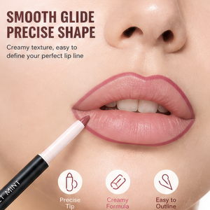 Lápiz Delineador de Labios de Doble Punta Natural de Larga Duración con Pincel para Labios, Maquillaje Rápido, Delineadores de Labios Veganos, Envase con Logotipo Personalizado - Product Image 2