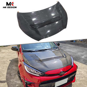 Capot <span class=keywords><strong>moteur</strong></span> avant en fibre de carbone véritable, remplacement pour <span class=keywords><strong>Toyota</strong></span> GR <span class=keywords><strong>Yaris</strong></span> GXPA16 2020+, kit carrosserie capot avant en carbone - Product Image 1
