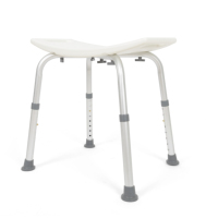 Chaise de douche réglable en hauteur pour salle de bain, compacte et confortable, capacité de 150 kg