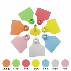 Granja managnement diferentes colores animal en blanco Etiqueta de oreja crotales para ganado de vaca - Product Image 4