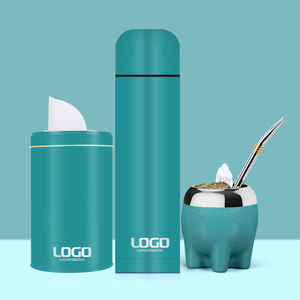 2025 ý tưởng sản phẩm mới tùy chỉnh thép không gỉ Yerba Mate Bộ dụng cụ thiết kế dễ thương Tea Cup với rơm Shaper Bộ và phích container - Product Image 1